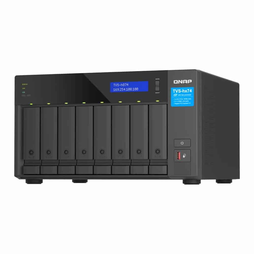 QNAP 8 Bay TVS-h874 Desktop NAS Enclosure